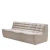Ethnicraft N701 Three Seat Sofa Sectional In Beige