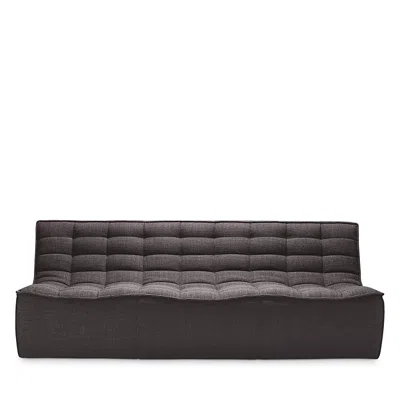 Ethnicraft N701 Three Seat Sofa Sectional In Dark Grey