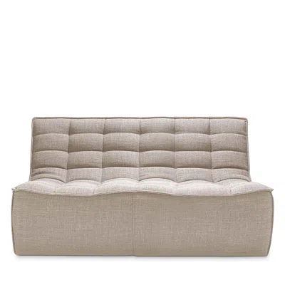 Ethnicraft N701 Two Seat Sofa Sectional In Beige