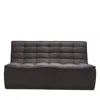 Ethnicraft N701 Two Seat Sofa Sectional In Dark Grey
