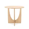 Ethnicraft Oak Geometric Side Table In Oak