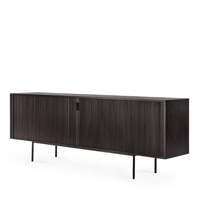 Ethnicraft Roller Max 88 Sideboard In Teak Off Black