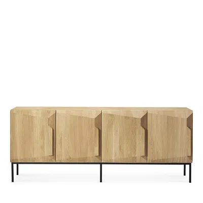 Ethnicraft Stairs Four Door Sideboard In Oak