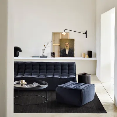 Ethnicraft Three Seater Sofa In Graphite