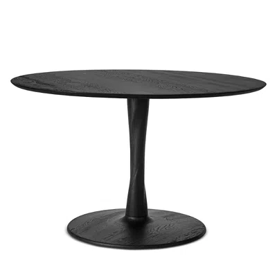 Ethnicraft Torsion Dining Table, Large In Black Oak
