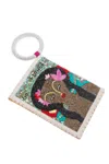 Ethnique Etta Handmade Beaded Wristlet In Multi In Multi