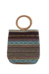Ethnique Tammy Handmade Bucket Crossbody Bag In Multi In Multi