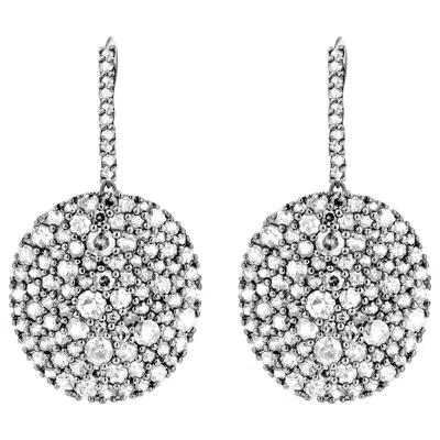 Pre-owned Etho Maria Diamond Dangle Earrings In Multi