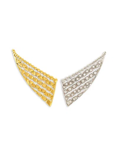 Etho Maria Women's Reflexion 18k Gold & 0.44 Tcw Diamond Stud Earrings