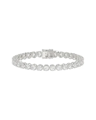 Ethos Creations 14k 10.00 Ct. Tw. Lab-grown Diamond Bracelet In Silver