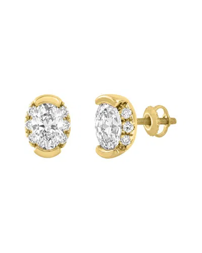 Ethos Creations 14k 1.15 Ct. Tw. Lab-grown Diamond Earrings In No Color