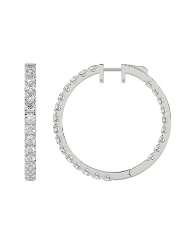 Ethos Creations 14k 7.00 Ct. Tw. Lab-grown Diamond Earrings In Silver