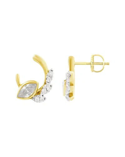 Ethos Creations Brilliant Bloom 14k 0.25 Ct. Tw. Lab-grown Diamond Earrings