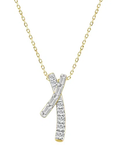 Ethos Creations Brilliant Bloom 14k 0.25 Ct. Tw. Lab-grown Diamond Pendant In Multi