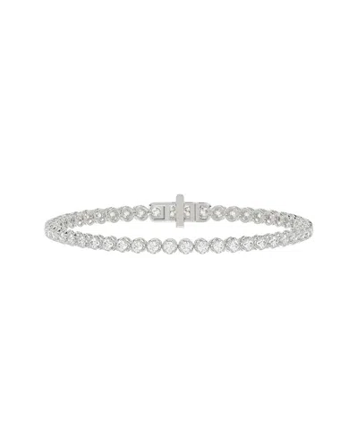 Ethos Creations Silver 3.00 Ct. Tw. Lab-grown Diamond Bracelet In Metallic