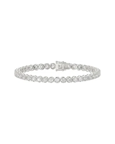 Ethos Creations Silver 5.00 Ct. Tw. Lab-grown Diamond Bracelet In Metallic