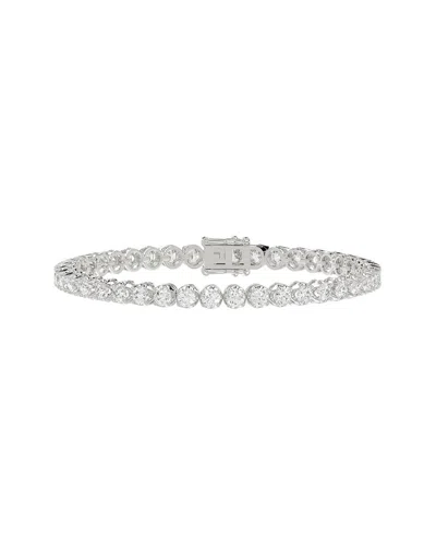Ethos Creations Silver 6.00 Ct. Tw. Lab-grown Diamond Bracelet In Metallic