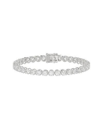 Ethos Creations Silver 9.00 Ct. Tw. Lab-grown Diamond Bracelet In Metallic