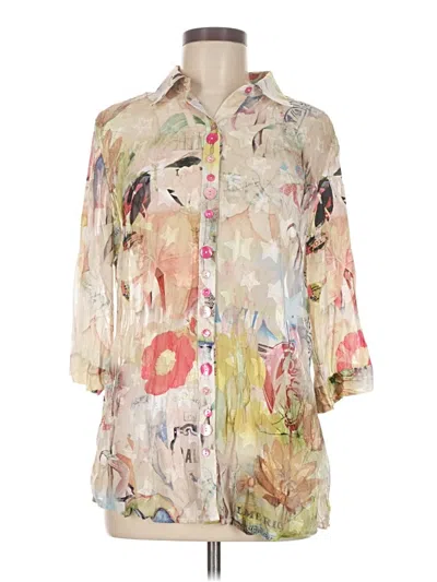 Ethyl 3/4 Sleeve Blouse In Multi