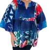 Ethyl Boho Chic Blouse In Coherence In Multi