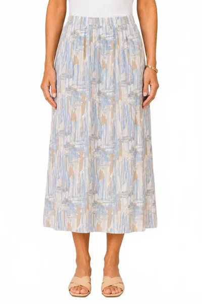 Ethyl Whimsical Pull On Skirt In Multi