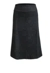 Ethyl Women's Faux Suede Skirt In Black