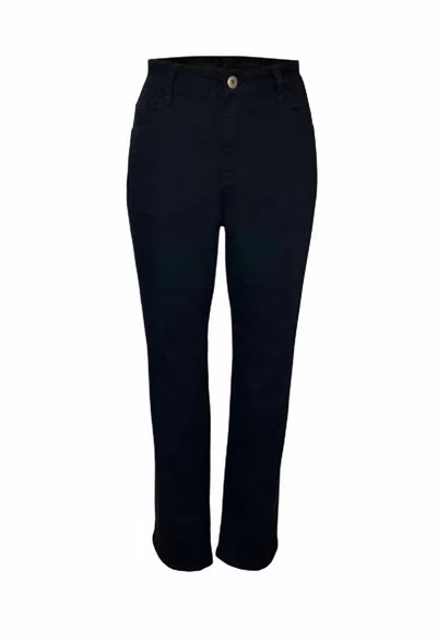 Ethyl Women's Straight Leg Jeans In Black