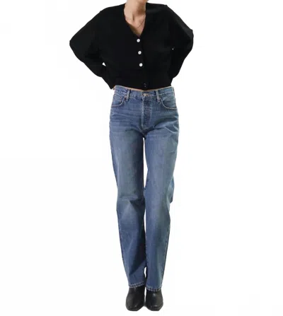 Etica Altin Straight Loose Fit Jeans In Blue