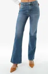 Etica Anya Modern Flare Jeans In Riverside In Multi