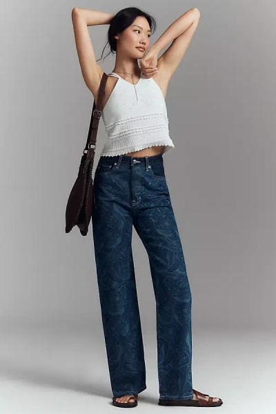 Etica Archer High-rise Wide-leg Jeans In Blue