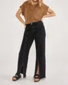 ETICA ASTRID SPLIT LEG PANT IN BLACK ROCK