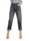 Etica Bryce Pinch Waist Boyfriend Jean In Granite Creek In Blue