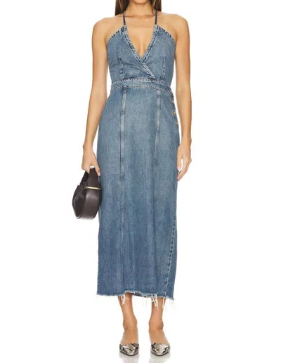 Etica Callista Maxi Dress In Moonbay In Blue