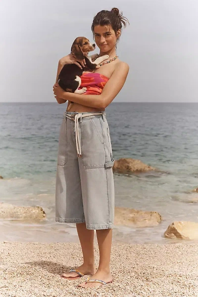 Etica Cedar Mid-rise Utility Culotte Pants