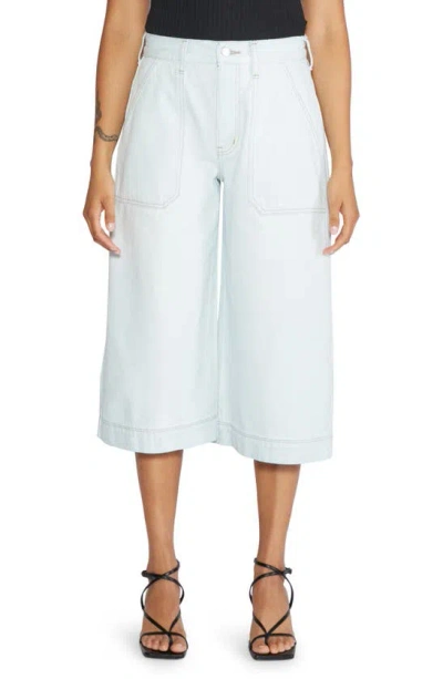 Etica Darcy Crop Wide Leg Culotte Jeans In Desert Island