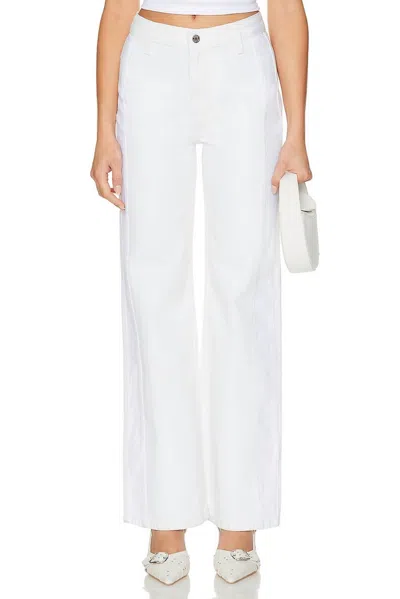 Etica Dayton Two Tone Trouser In White Light