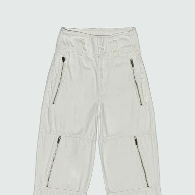 Etica Doyle Biker Pant In White