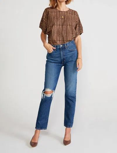 Etica Finn Slim Straight Jean In Wildwood In Blue