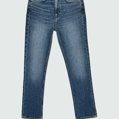 Etica Finn Slim Straight Jeans In Blue