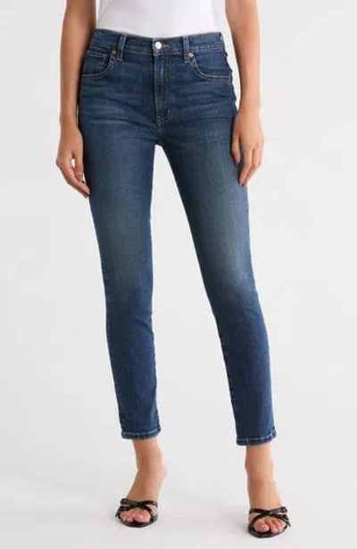 Etica Ética Giselle Mid Rise Skinny Jeans In Blue