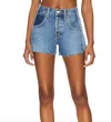 Etica Haven Relaxed Short In Umbra Two Tone In Blue