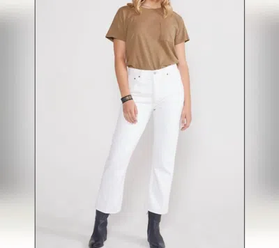 Etica Josie Crop Jean In White