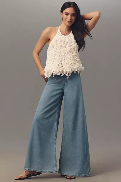 Etica Lauren High-rise Wide-leg Jeans In Blue