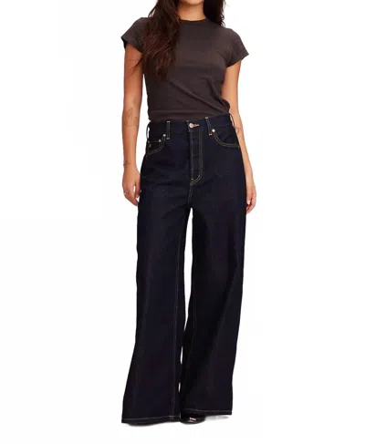 Etica Marley Ultra High Rise Baggy Jean In Late Night In Black
