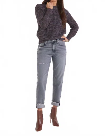Etica Marlowe Slim Boyfriend Jeans In Stormy Skies In Multi