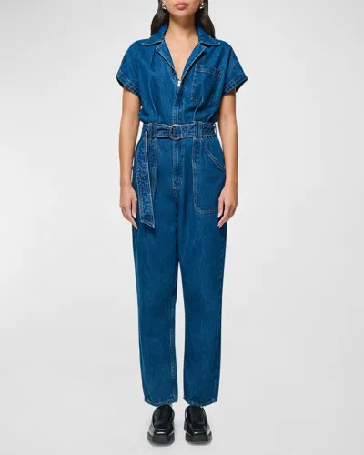 ETICA MEGG DENIM UTILITY JUMPSUIT