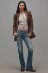 Etica Missy Low-rise Flare Jeans In Blue