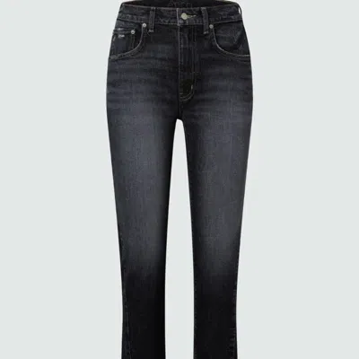 Etica Rialto Twisted Seam Slim Jean In Black