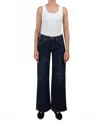 Etica Romi Mid Rise Wide Leg Jean In Storm Chaser In Multi