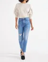 Etica Scarlet Mid Rise Slim Midnight Frost Jeans In Blue